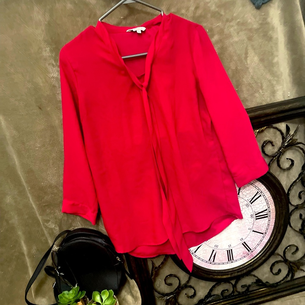 ⚡️⚡️2/$50⚡️⚡️✨🎀ARROW USA 1851 RED BLOUSE🎀✨